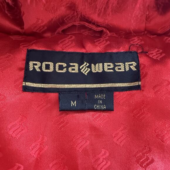 Red Y2K Rocawear women’s medium puffer jacket - Picture 4 of 14